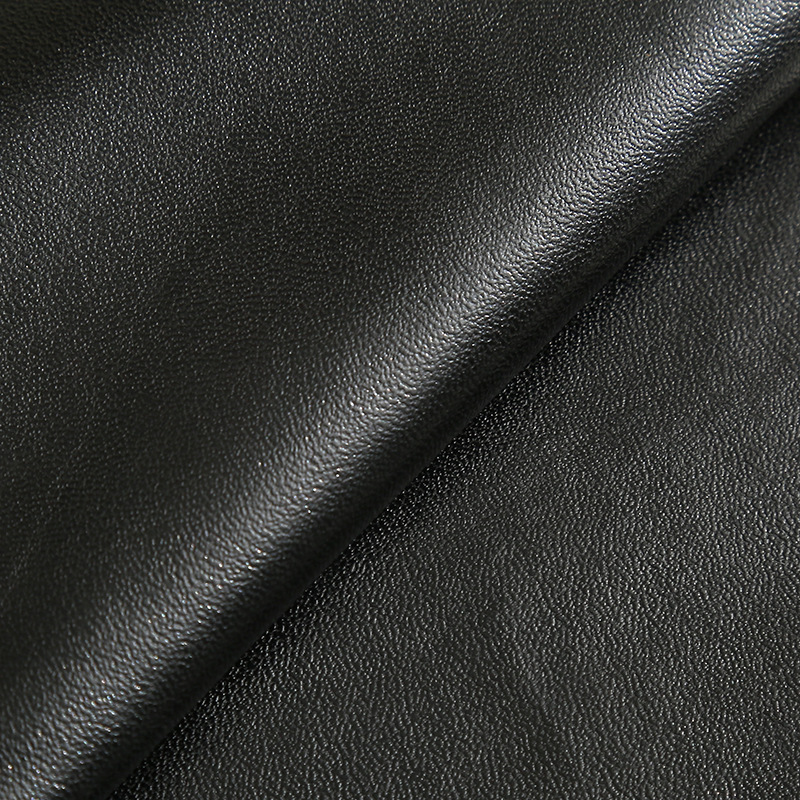 半PU皮革纳帕纹1.5米门幅人造革皮衣皮裤材料服装辅料耐磨哑光