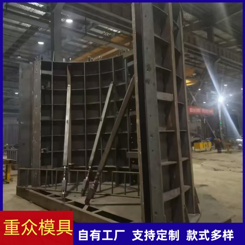 预制风电塔筒模具 现浇塔筒管片模具 混塔风机基础塔筒钢模板