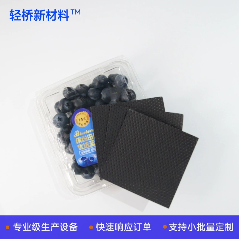 Впитывающая бумага с черникой, впитывающая подушечка для фруктов, одноразовая впитывающая бумага для фруктов, впитывающая подушечка для хранения свежести с черникой, покрытая впитывающая подушечка