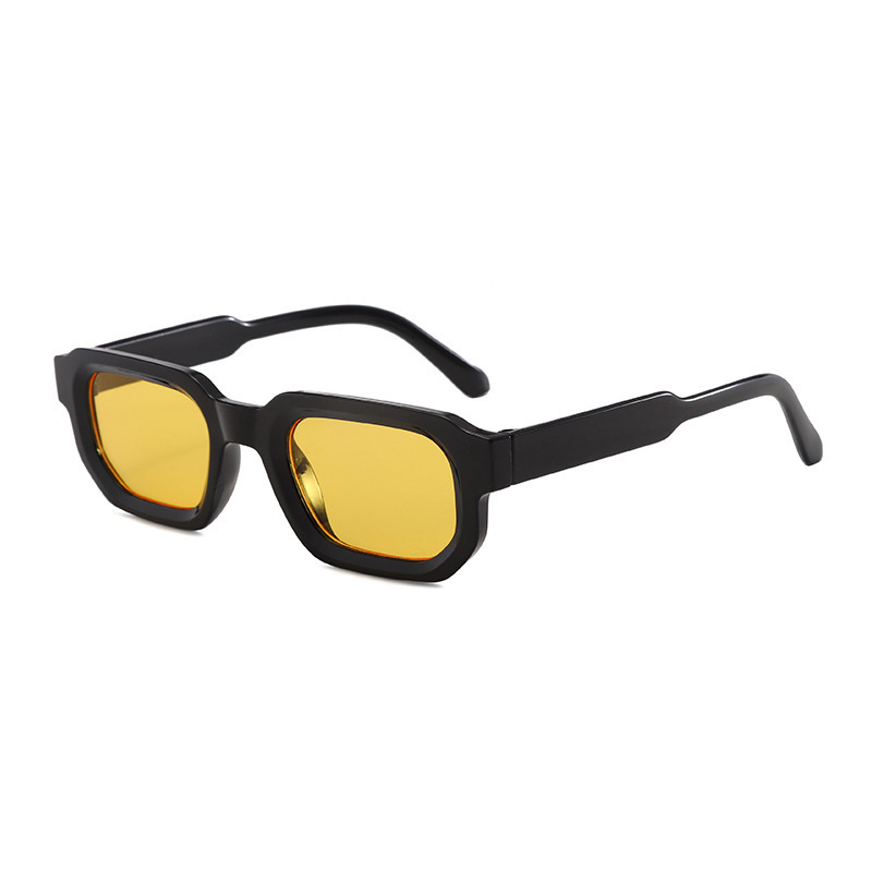 2025 欧美复古方形加厚小框时尚墨镜女Sunglasses跨境方框太阳镜|undefined