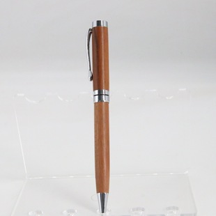 Sandalwood vintage metal ballpoint pen gift laser logo factory wholesale in stock wooden business signature pen