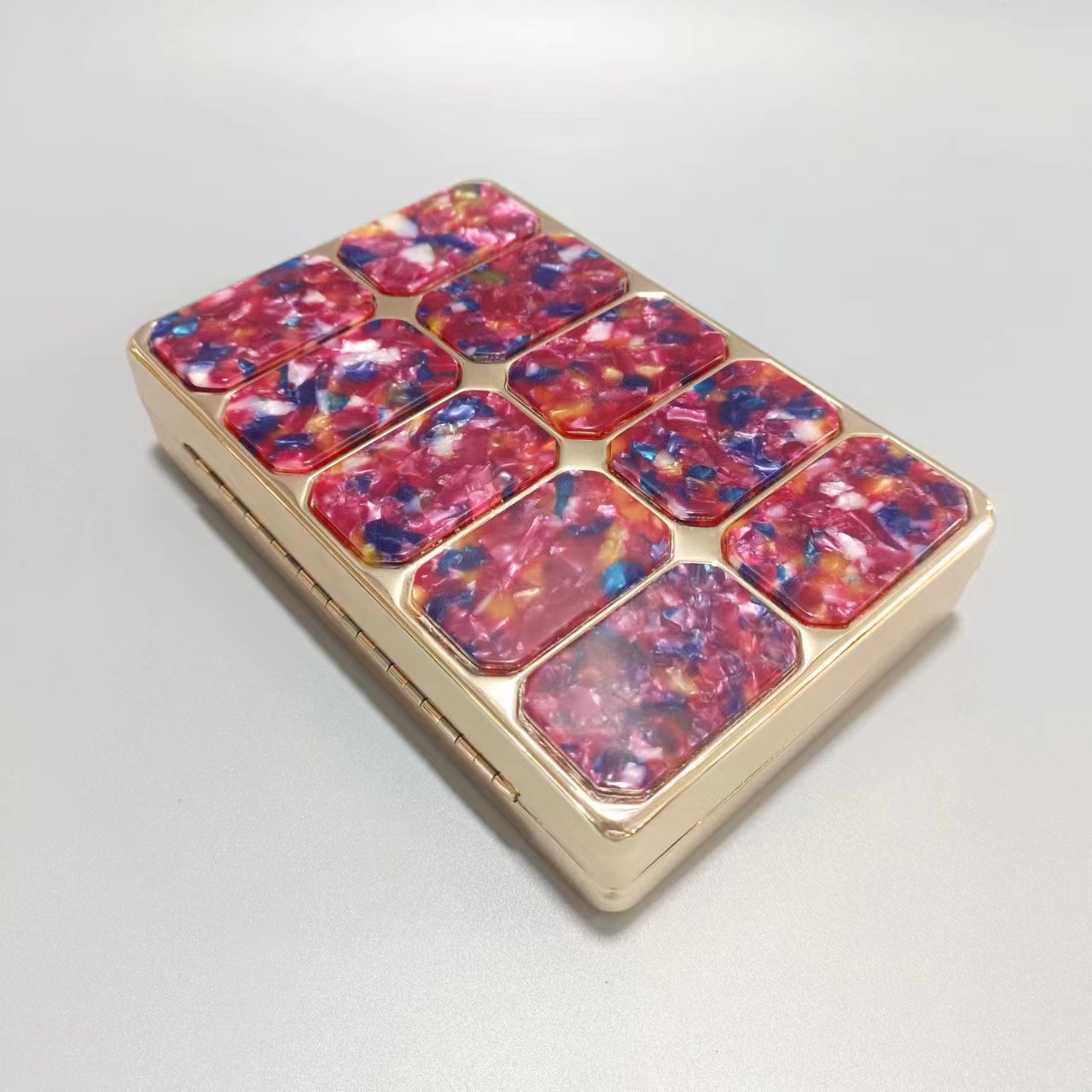 Elegante pochette da donna in acrilico con chiusura magnetica, design con stampa serpente, tracolla e tracolla per matrimoni, feste e uso quotidiano._voghion.com