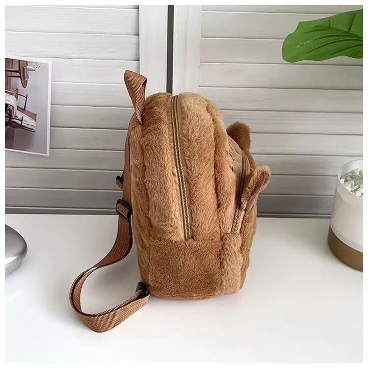 Japanese-style Katto Capibara children's schoolbags, plush toys, backpacks, cute dolls, claw machine figurines, gifts undefined