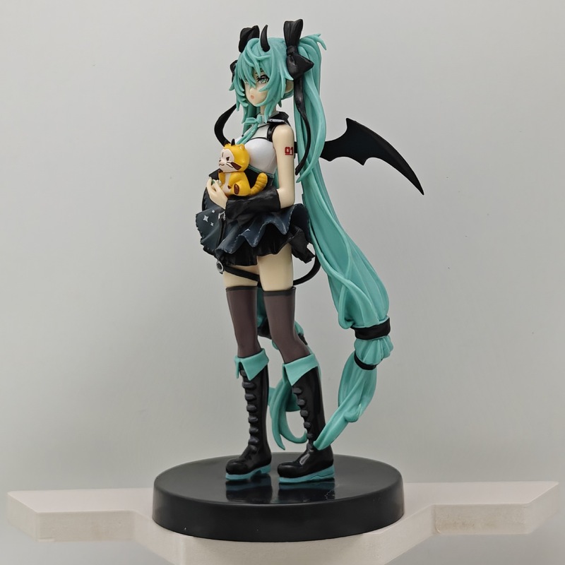跨境美少女系列小恶魔初音手办小浣熊二次元黑暗天使桌面模型摆件|undefined