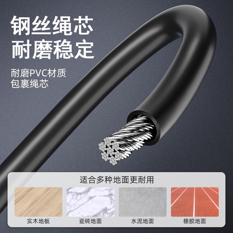 現物は重いワイヤー縄跳びを背負っています。|undefined