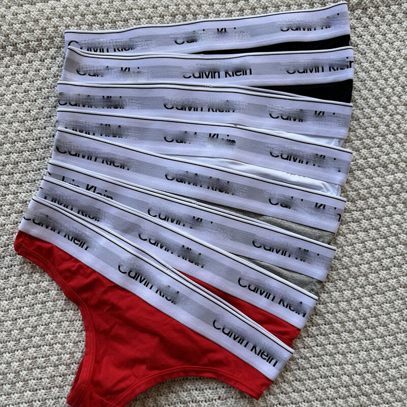 Red Thong Panties for the Year of Birth, Same Style as Jennie, Cotton Seamless Low-Waist Original Lettering Sexy Women's T-Pants
