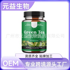 现货TK热销 绿茶胶囊 Green tea capsule 跨境供应 绿茶多酚胶囊