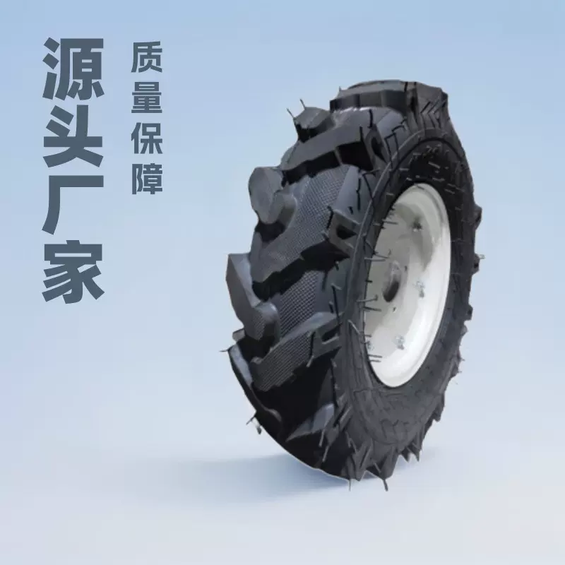6.00-12充气轮农机微耕机播种机轮毂旋耕机轮胎拖拉机农用车