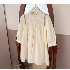 女童春裝連衣裙2024新款女寶寶裙子春秋款衣服兒童春季洋氣公主裙