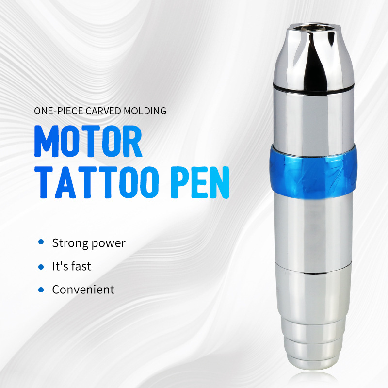 Máquina de tatuaje de motor de cohete línea de corte para principiantes equipo de tatuaje de niebla máquina todo en uno Xia 'an pluma de plástico de tatuaje de motor