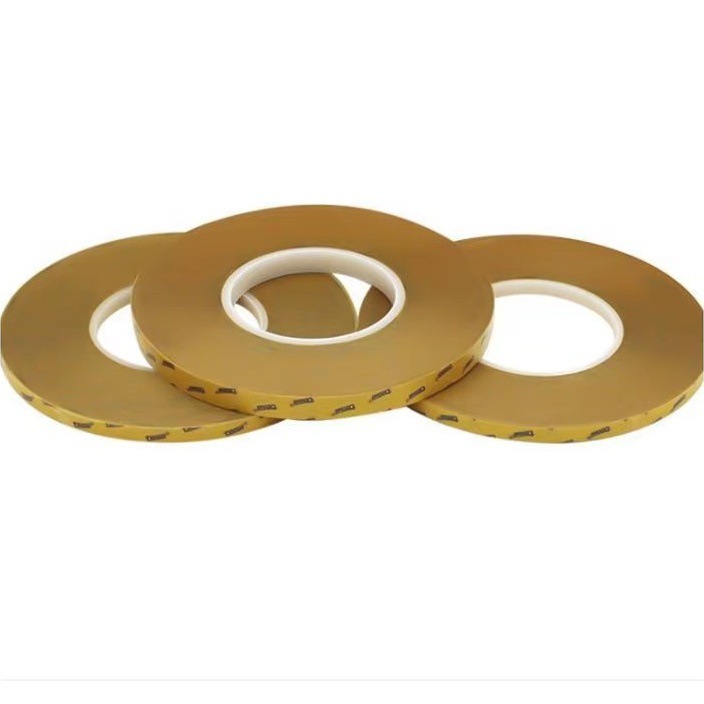 德莎68597双面薄膜透明自粘胶带它由PET基材和改性丙烯酸胶粘剂构