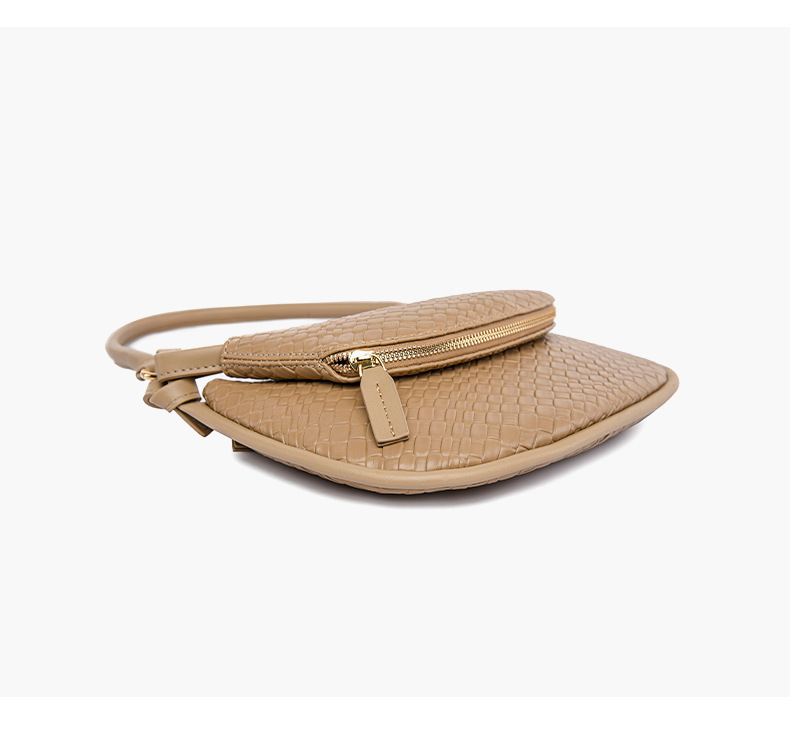 Stylish Women's Shoulder Bag Woven Double Layer Messenger Bag_voghion.com