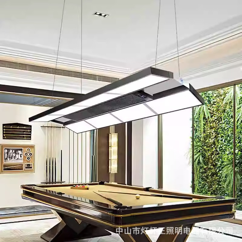 Mesa de billar Lámpara sin sombras especial Purificador de aire de succión grande Lámpara de fumar Lámpara de billar Tienda Lámpara de billar Lámpara de billar comercial