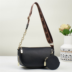 時尚風女士斜挎包跨境女包復古小眾pu包包女大容量外貿單肩包