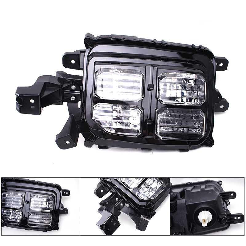 Aplicable a Mitsubishi 20 / 21 nuevo modelo de lámpara diurna LED ASX, conjunto de lámpara de niebla delantera, lámpara de barra de luz de conducción