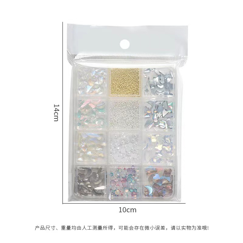 Explosión 3D aurora estereoscópica corbata de mariposa flores joyas de manicura resina roja red taladro plano accesorios de perlas semicirculares