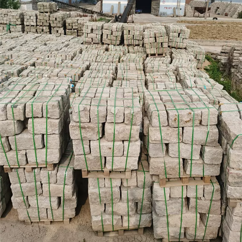 花岗岩仿古老石板 农村铺路民间踏步石 做旧老石条块石