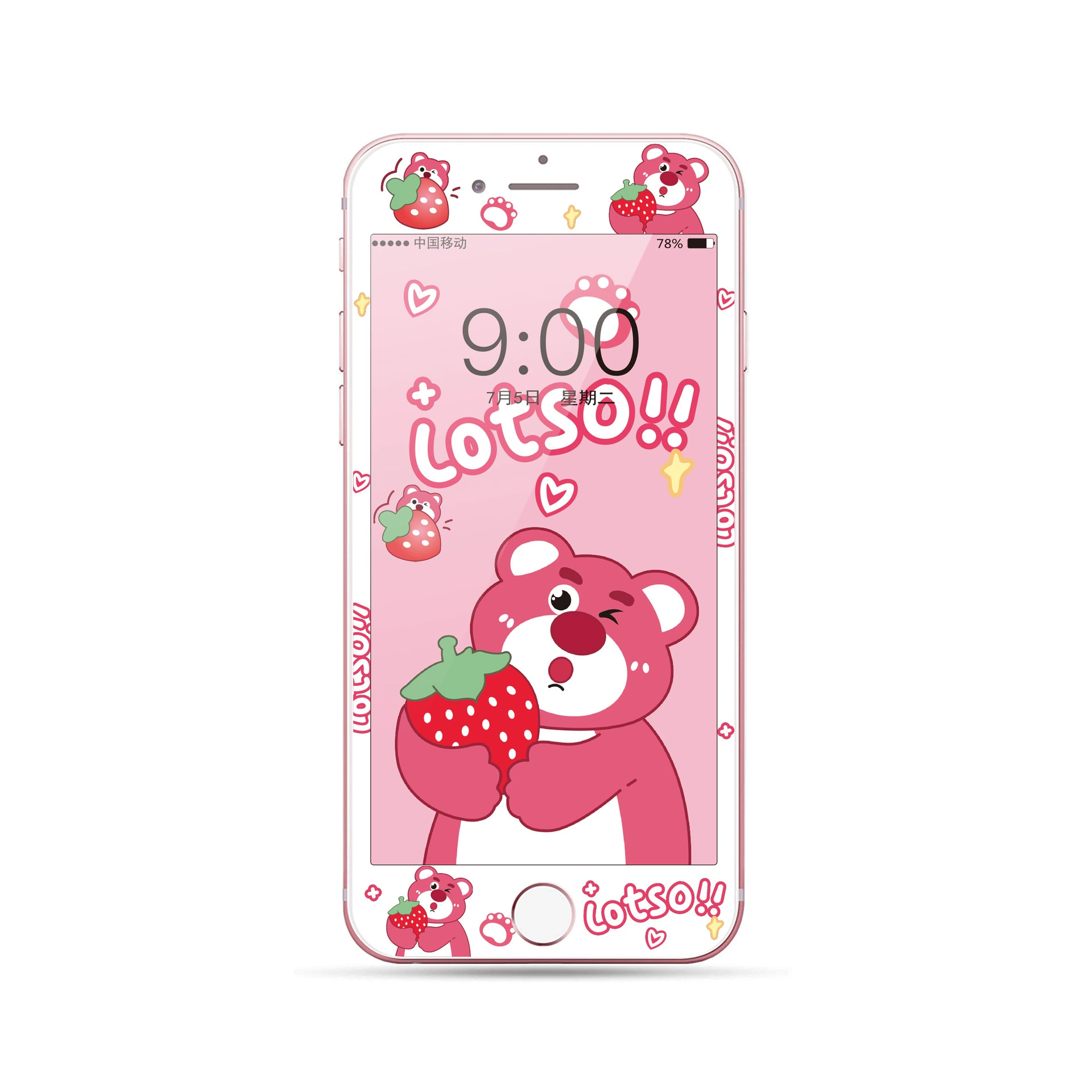 Стекло-предохранитель tempered для iPhone 4/4S/5/5S/SE/6/6s/7/8/Plus, 3D закруглённый край, полный экран