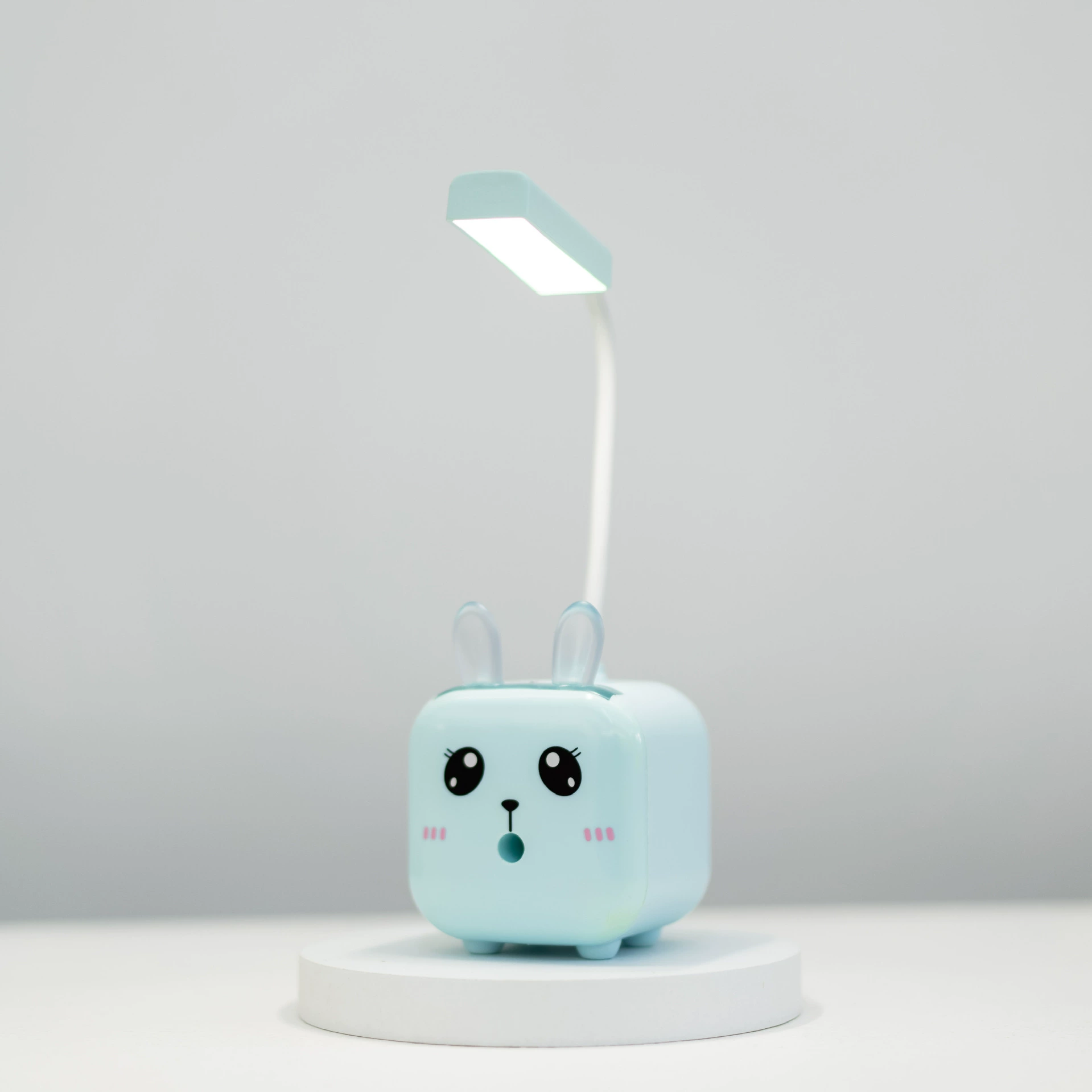 Creative table lamp charging, pens holder, sharpener for students, cute lights, Birthday gift