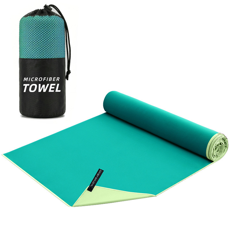 Absorción transfronteriza portátil toalla de secado rápido natación microfibra logo personalizado toalla deportiva succión de sudor gimnasio