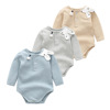 baby Bodysuit spring clothes cotton material baby one-piece garment Newborn clothes Western style men and women baby Climb clothes