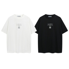 潮牌AC英語1996銀色アルファベットカップル半袖tシャツゆるい男女同型丸襟カジュアル半袖シャツ