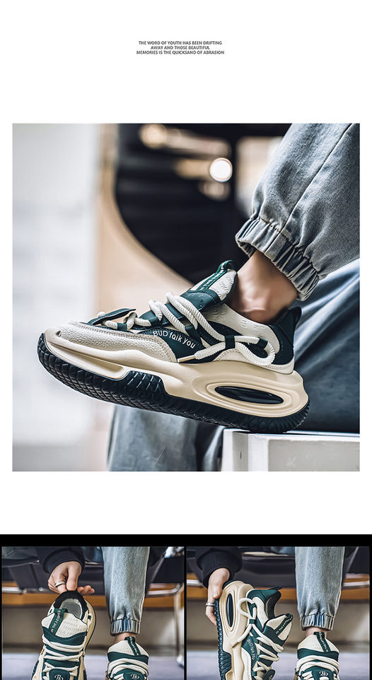 Giày thể thao nam cổ thấp lót lông giữ ấm, đế dày tăng chiều cao, kiểu sneaker dạo phố — X5128- 1m màu xanh lá cây, X5128-1 Kaki, X5128-1 đỏ xanh chi tiết 10