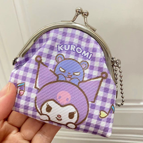 Melody Culomi Pacha Dog Coin Purse Cartoon Cute Semi-circle Iron Buckle Loose Wallet Key Bag Headphone Bag New