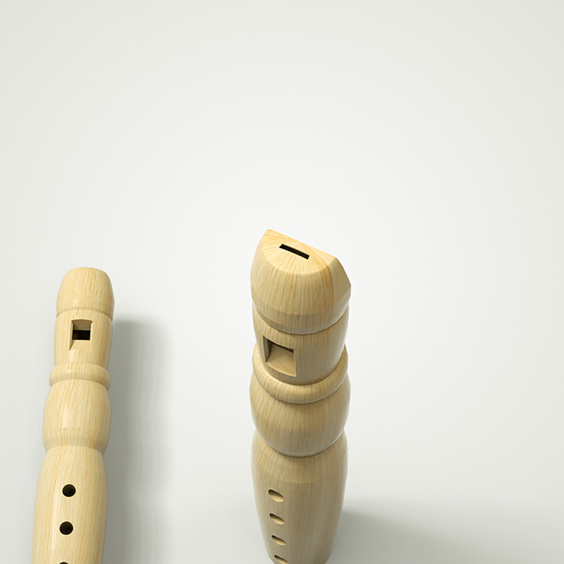 Los estudiantes de primaria de 6 hoyos de clarinete de madera para niños usan la flauta de entrada de 6 hoyos para principiantes para tocar instrumentos musicales Piccolo pequeño