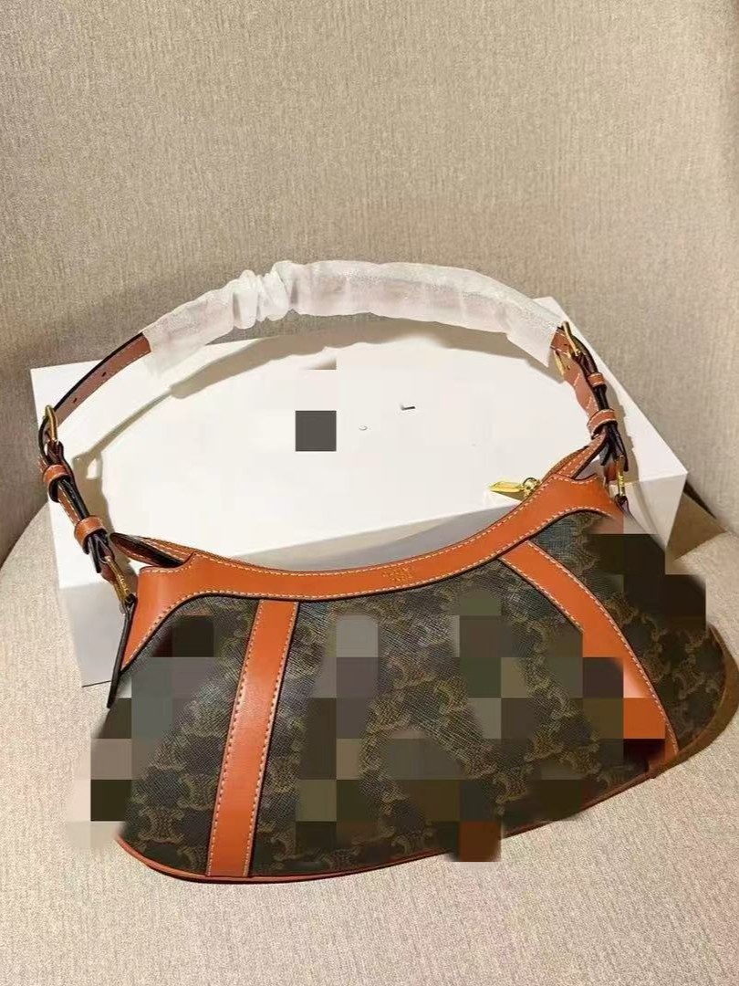 High-End Niche Printed Bag for Women 2025 New Fashion Versatile Shoulder Crossbody Bag Casual Commuter Handbag