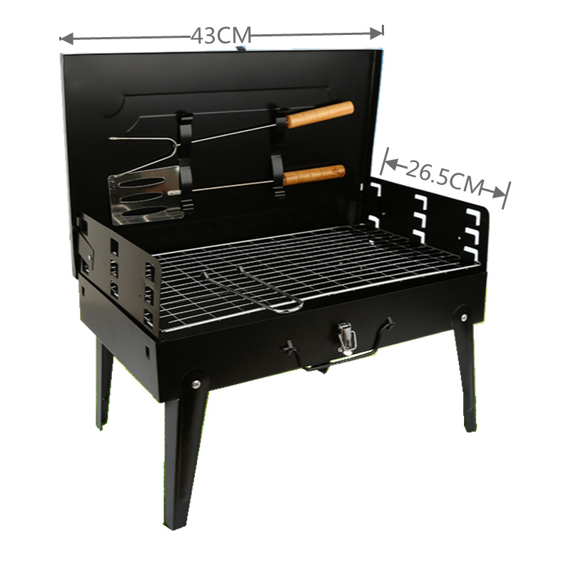 Fábrica personalizada caja tipo horno de barbacoa portátil multifuncional para el usuario exterior de la casa