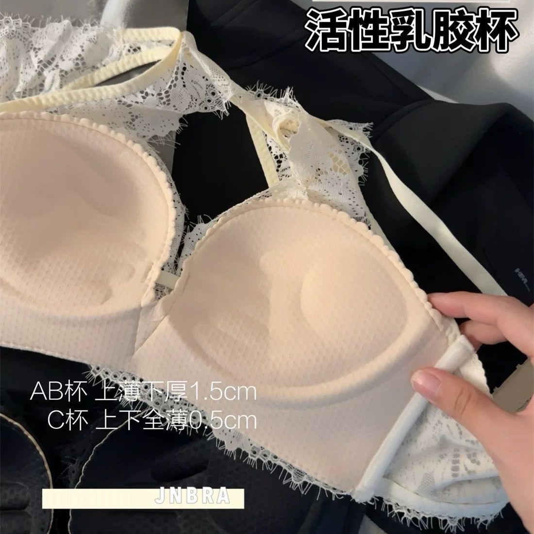 Ventas directas de fábrica comercio electrónico transfronterizo Sudeste de Asia Vietnam Tailandia damas burbujas encaje pecho pequeño recogido sujetador Tovin
