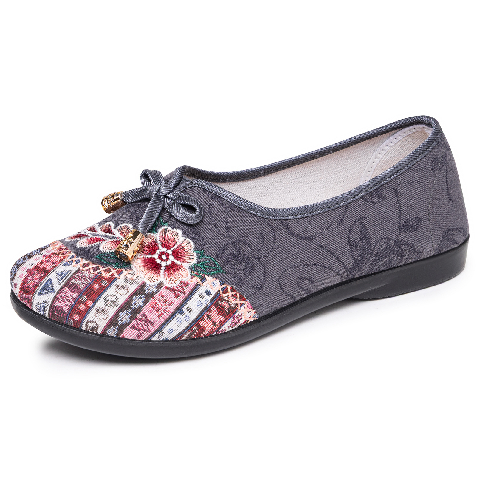 Viejos zapatos de tela de Beijing primavera zapatos de madre zapatos de mujer transpirables suela suave zapatos de mujer zapatos de baile superligeros cuadrados image 8