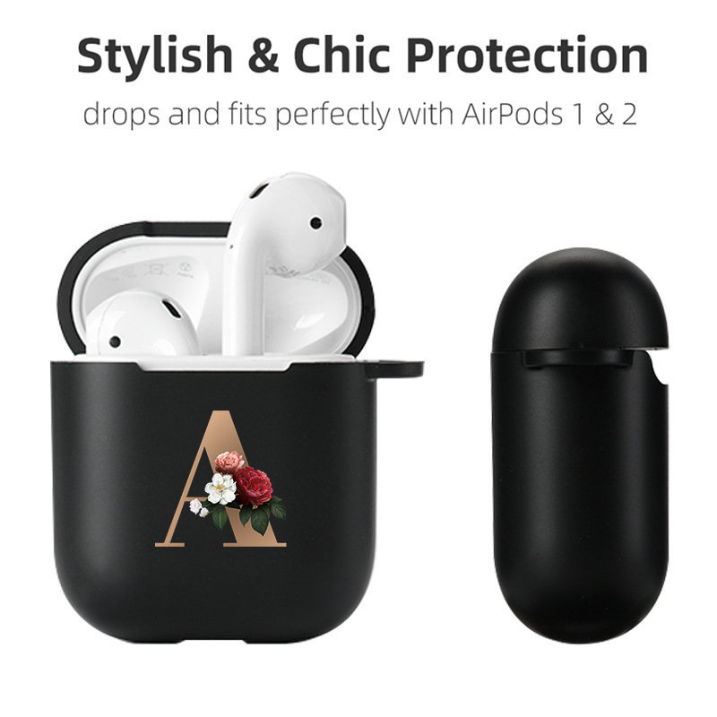 Matte TPU for Apple English alphabet Bluetooth earphone case AirPods Pro 2/3 generation painted earphone case