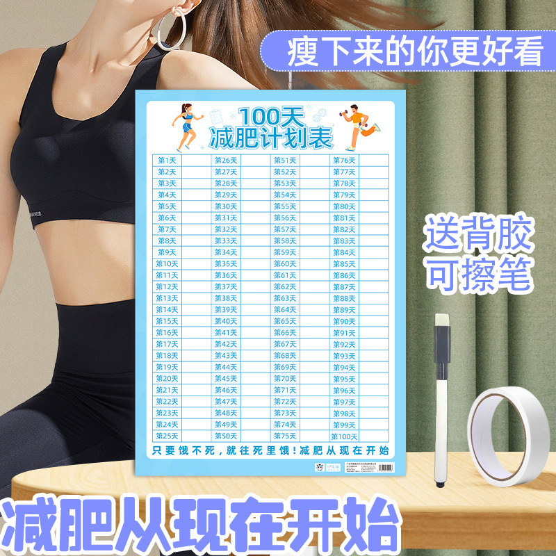 減量チェックイン記録シート、体重チェックイン、痩身自己規律チェックインウォールチャート、減量先延ばし監視体重計画|undefined