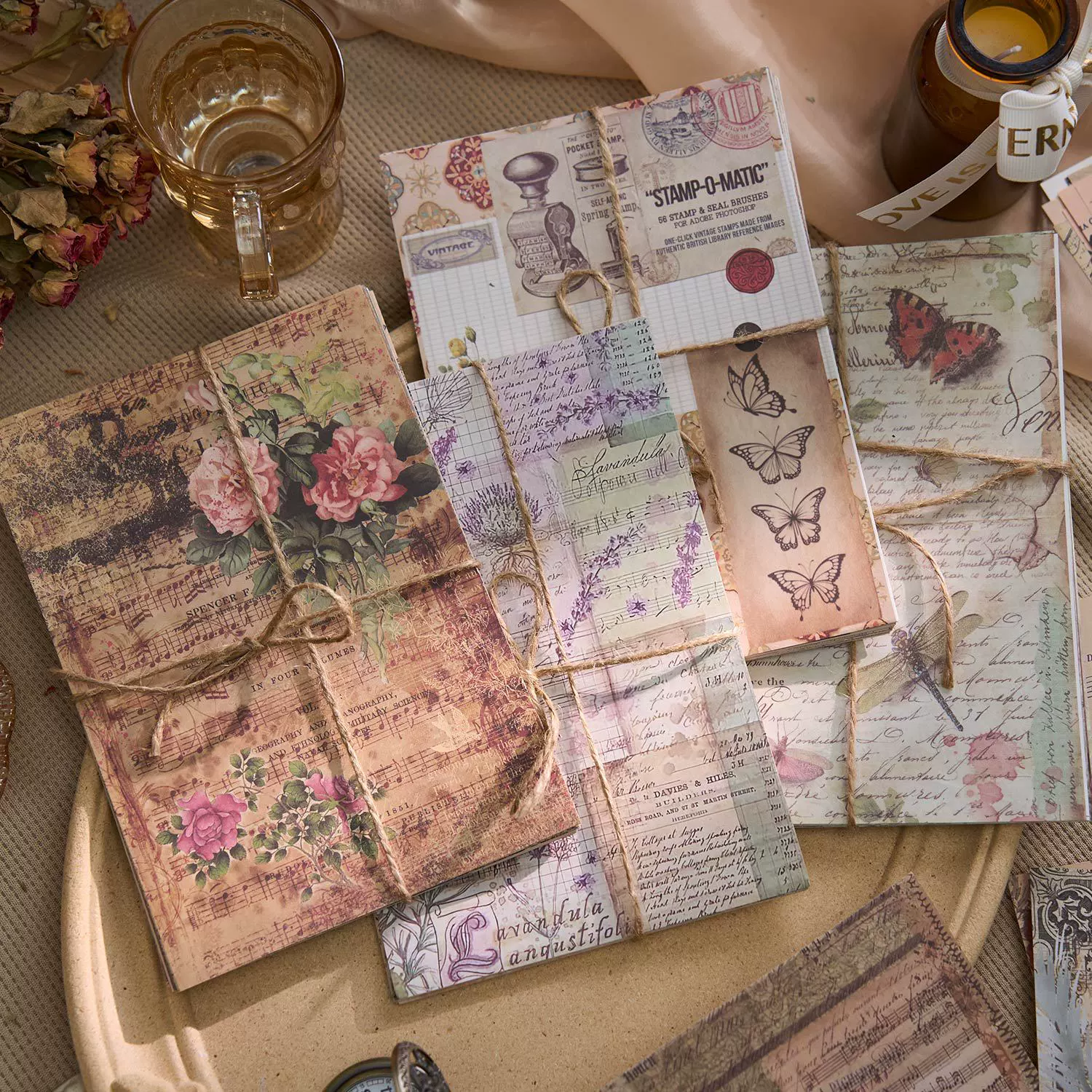 Ранняя пена ретро материал бумага ретро мечта серия креативный ручной дневник DIY декоративная нижняя бумага 30 листов