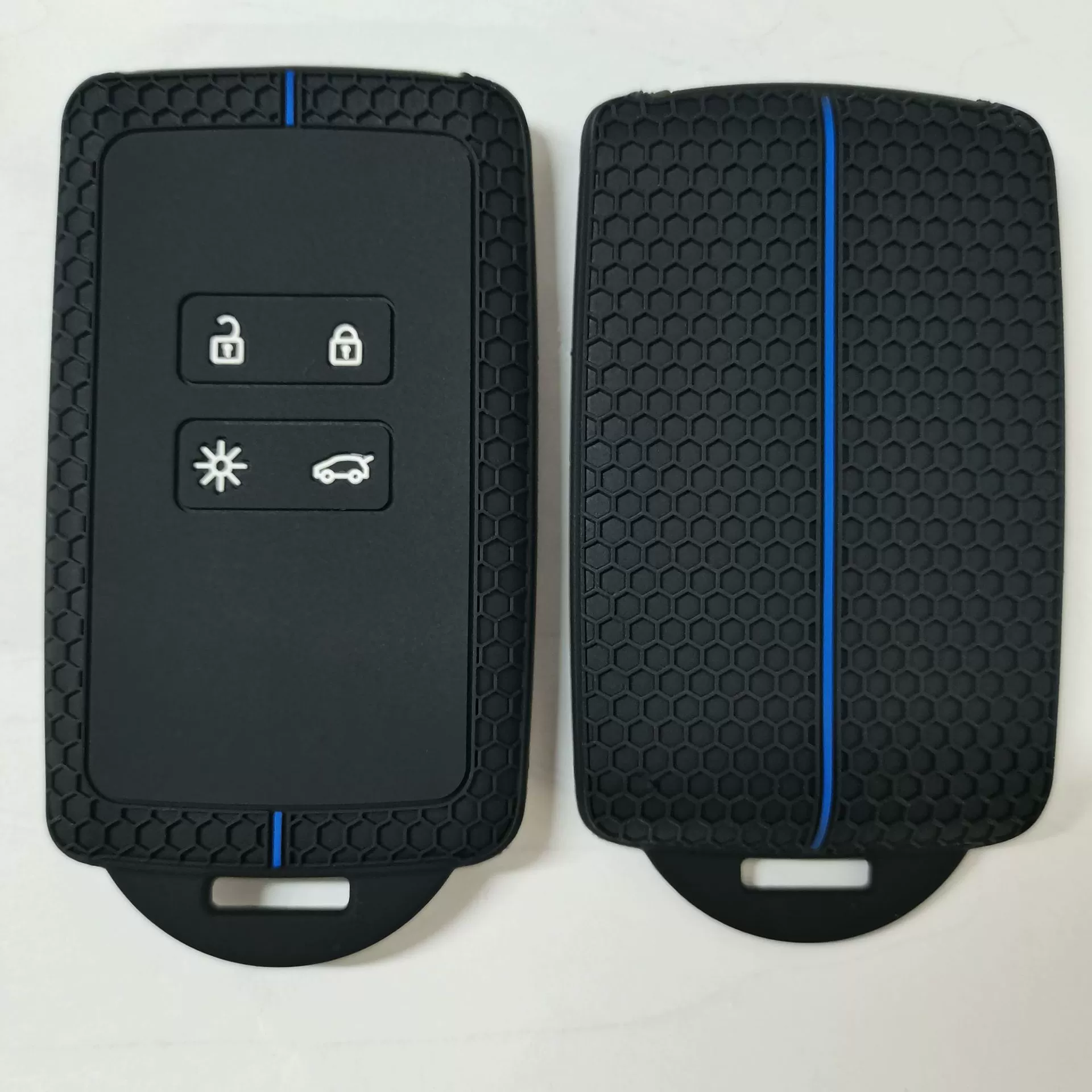 Применимо к все включено четыре кнопки силиконовый чехол для ключей автомобиля для большой текстуры Renault на складе оптом прямые волосы для завода