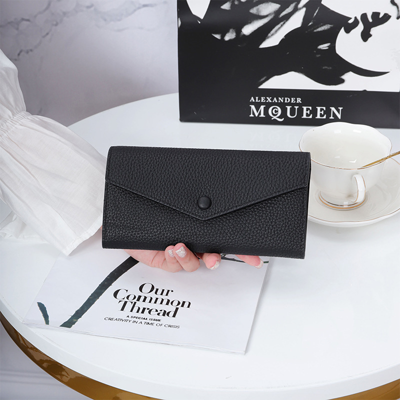 Full Cowhide Long Wallet Women's Large Capacity Wallet New Genuine Leather Envelope Multifunctional Small Handbag for Mobile Phone Wallet Full Cowhide Long Wallet Women's Large Capacity Wallet New Genuine Leather Envelope Multifunctional Small Handbag for Mobile Phone Wallet