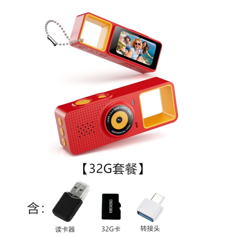 Mini Cámara de Pulgar Deportiva para Niños G22 de ABS con Video y Filtros