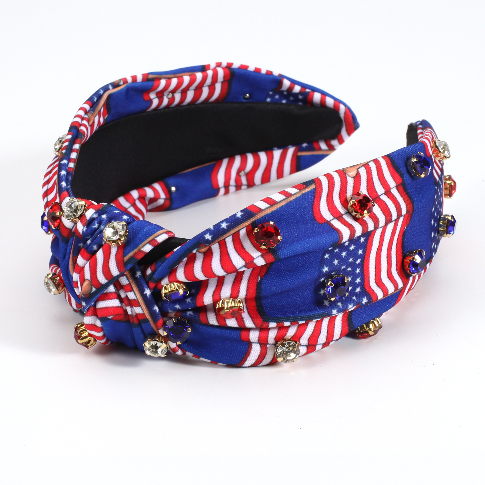 Women's Bohemian Color Block Cloth Printing Hair Band display picture 9