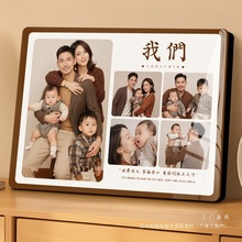 相框摆台照片洗照片做成相片水晶全家福挂墙打印加制作相册框