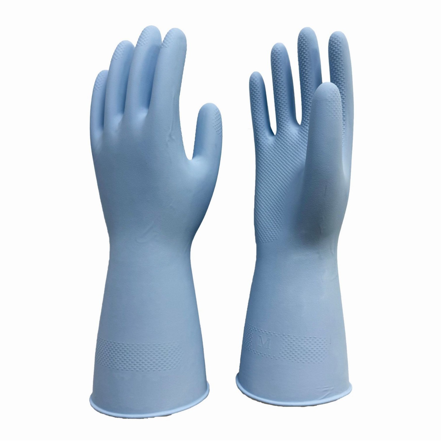 Guantes de látex para el hogar limpieza del hogar spray de terciopelo de goma guantes para lavar platos con forro de terciopelo invierno cálido protector de la mano de goma