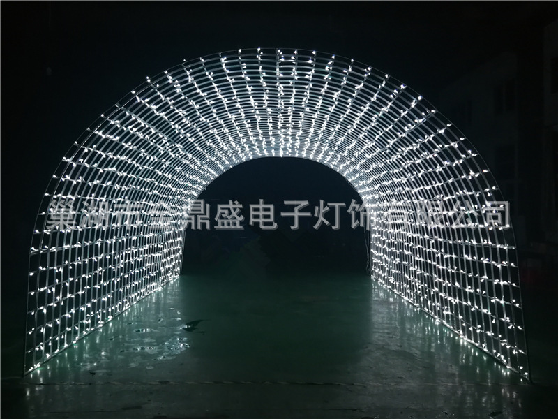 DMX512控制系统RGBIC Smart LED点控载波3D户外造型拱形门装饰灯-阿里巴巴