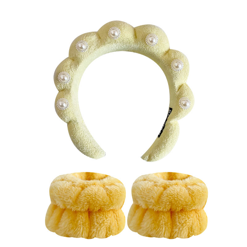 Cross-border e-commerce girasol rhinestone diadema alta Cráneo superior giro diadema hembra belleza headwear toalla paño vintage accesorios para el cabello