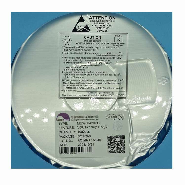 ΢��ME6206A18M3G��ѹ��������ѹ��CMOSоƬIC  ��̬����6uA