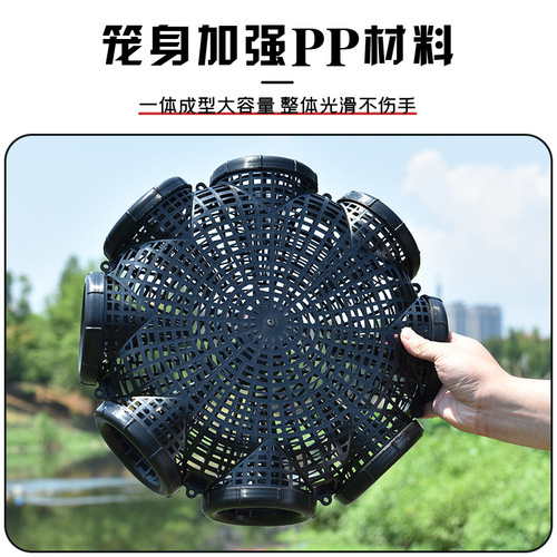 Upgraded 8-hole eel cage, inverted eel cage, loach cage, fish and shrimp cage, net cage, fishing eel artifact