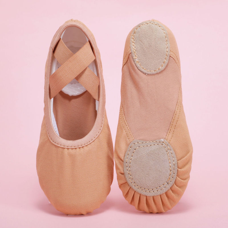 Durable Patchwork Elastic Canvas Soft-Soled Cat Paw Shoes for Gymnastics Training, Children's Stage Performance, Ballet Shoes D05 Durable Patchwork Elastic Canvas Soft-Soled Cat Paw Shoes for Gymnastics Training, Children's Stage Performance, Ballet Shoes D05