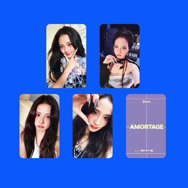 Kim Ji-soo's SOLO AMORTAGE album PURPLE (three types) four pieces
