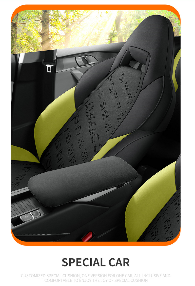 Factory Direct Sales Special Car Special Lynk & Co 03 Suede Leather Saddle Pad Breathable and Durable Car Seat Cushion Special Seat Cover