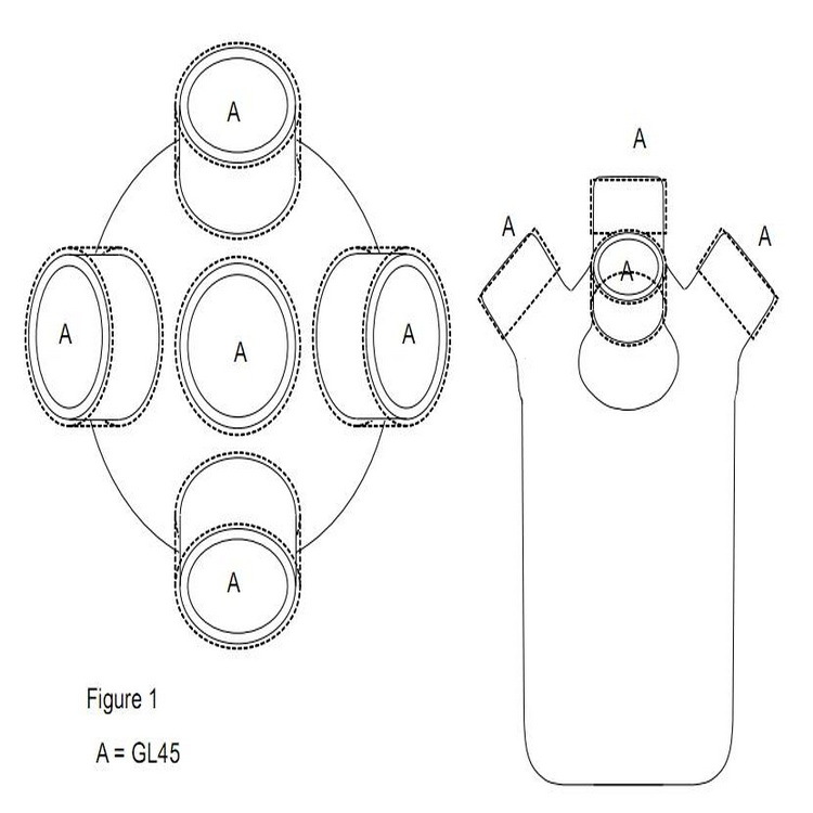 五口蓝盖试剂瓶型号:BM66-1000ML-5 库号：M344676